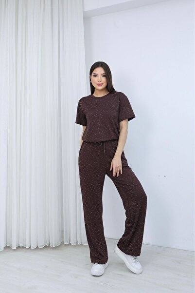 Mazelf Baby&Kids Wear Γυναικείο Σετ με Λεπτομέρεια από Πέτρα στον Λαιμό, Με τ...