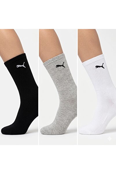 Puma جوارب كرو سوك 3P (3 أزواج) 88035510 ملونة