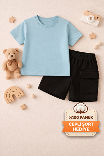 SPORTİVEA Children's 100% Cotton Basic T-Shirt – Comfortable Fit, Casual Summ...