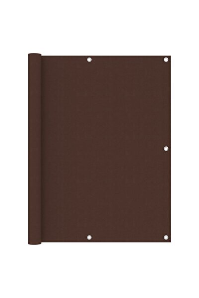 vidaxl Paravan de balcon, maro, 120 x 400 cm, țesătură oxford