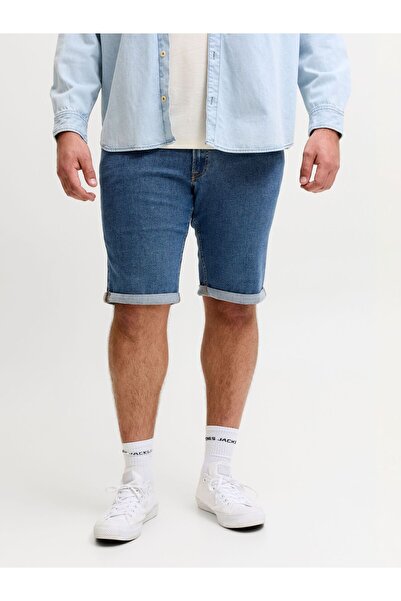 Jack & Jones Plus Jeans-Shorts Plus Size Regular Fit Jeans-Shorts