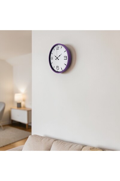 Generic Brand Purple Standard 36 cm Wall Clock