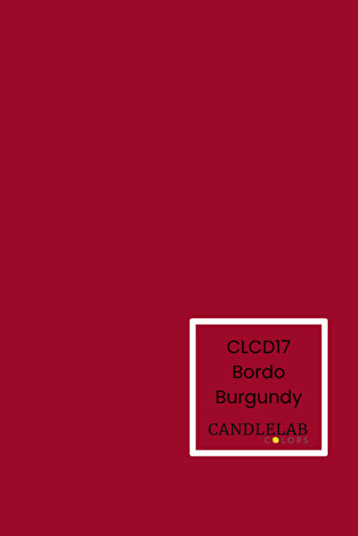 CandleLab Bordo Mum Boyası - Avrupa Menşei - Yoğun Pigment - Fitil Tıkamaz - ...