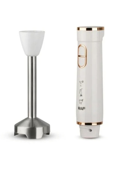 raf 800W hand blender – 4 ultra-resistant stainless steel blades, powerful an...