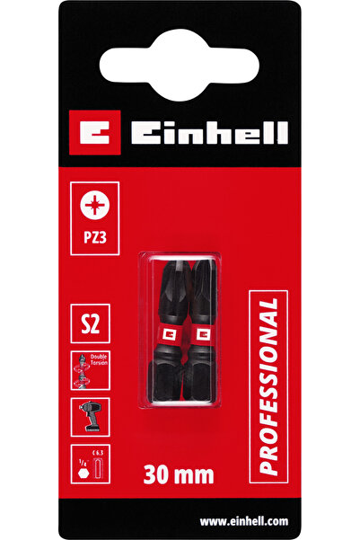 Einhell Accessory Pozidriv yıldız bits uç 30 mm PZ3 2 parça - 49132060