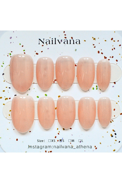Nailvana Μικρά Χειροποίητα Νύχια σε Φυσικό Χρώμα (Πολύ κοντά)