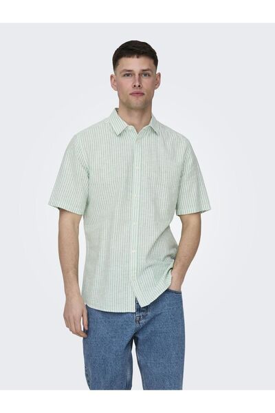 Only & Sons Hemd ONSCAIDEN Leinen Hemd