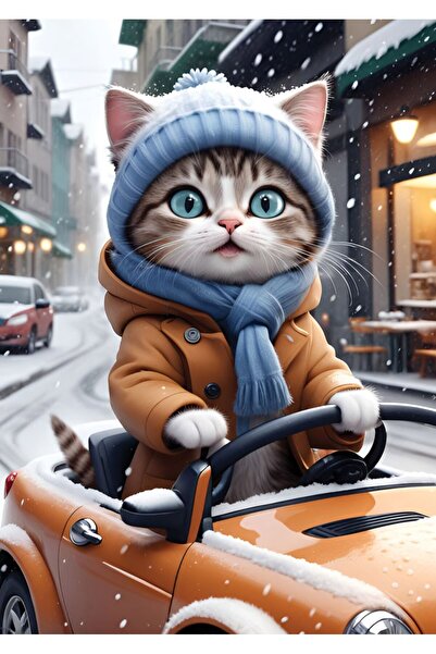 Yazz Puzzle 1000 piese - The Driver Kitty (Yazz-3853)