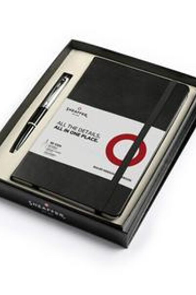 Sheaffer Pen 100 E9313 Glossy Black Barrel Brushed Chrome Plated Trims Bp A5 ...