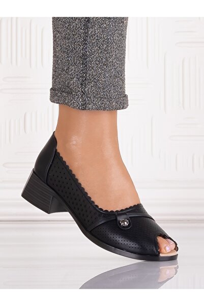 ADS Women's Black Casual Shoes from Samar Ecological Leather, Size 36