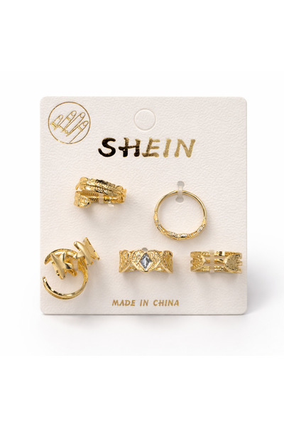 Vipfoni Adjustable Mixed Joint Multiple Ring Set -M18