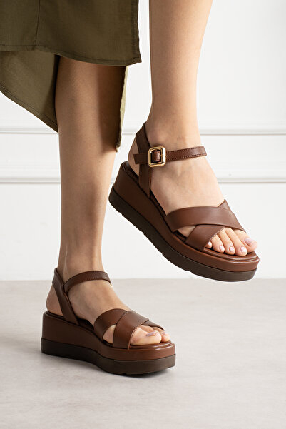 LEYDİ SHOES JVL Кръстосани плътни сандали