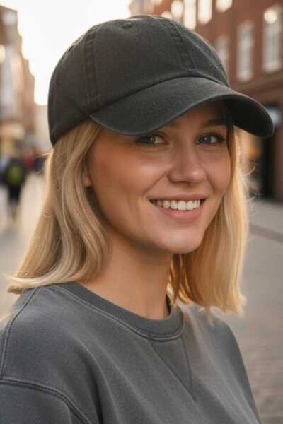 Uniquetrenders Șapcă de baseball ajustabilă, 100% bumbac, vintage, pentru femei