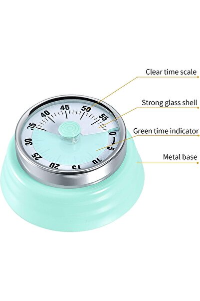 NEVARSA2023 Mekanik Zamanlayıcı Manuel Manyetik Pil Gerekmez Geri Sayım Özell...