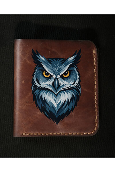 INKD Leather Vertical Printed Classic Men's Wallet - Genuine Calfskin Leather...