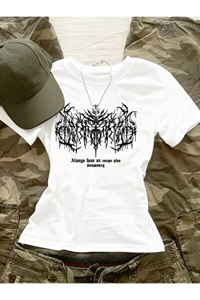 Toum Kemer Boy Always Have Gothic Crop Bluz