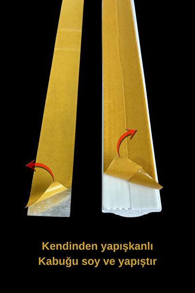 DİECOR Kendinden Yapışkanlı Boyanabilir Duvar Çıtası & GOLD Pleksi Montaja Hazır 6 Adet Çerçeve