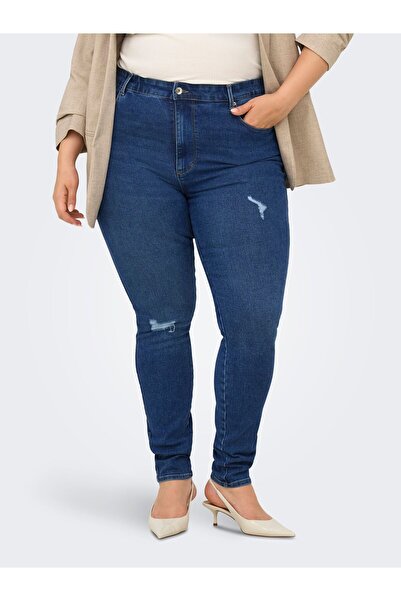 Only Carmakoma Blugi skinny CARSNOW cu talie înaltă, croială skinny