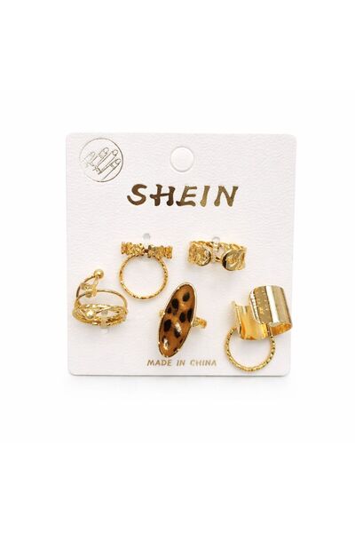 Vipfoni Adjustable Mixed Joint Multiple Ring Set -M10