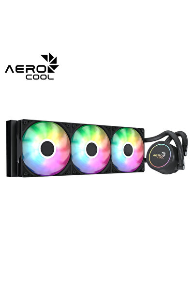 AEROCOOL Abyss L360R Digi Liquid CPU Cooler 360mm ARGB Display Dual Fan High ...