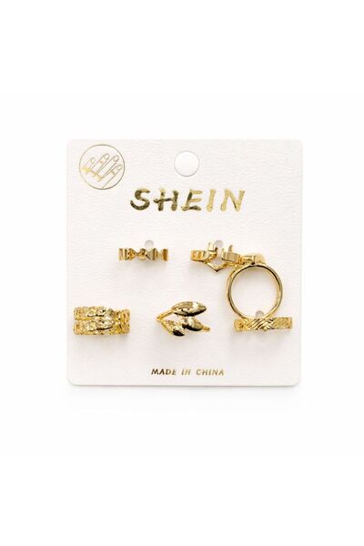 Vipfoni Adjustable Mixed Joint Multiple Ring Set -M11