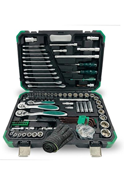 AutoFamily Precision 121 Pcs Ratcheting Screwdriver & Socket Bit Set