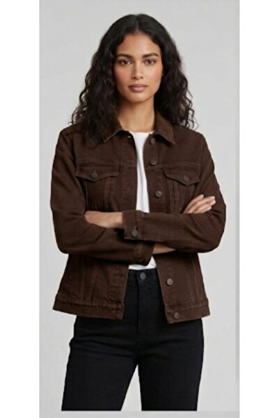 WKM Women's Relaxed Fit Double Pocket Denim Jeans Jacket