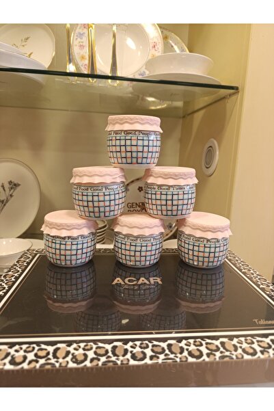ACAR Feel Good Silikon Kapaklı 6 lı Kavanoz Seti - 200 ML