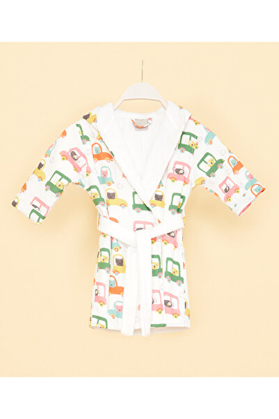 Maisonette رداء حمام مضحك للأطفال على شكل سيارة