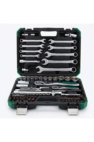 AutoFamily AUTO FAMILY Precision 82 Pcs Ratcheting Screwdriver & Socket Bit Set