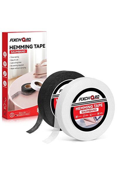 NO BRAND 2 x Bandă termoadhesive pentru tivire, Bandă Wonder Web pentru tivir...