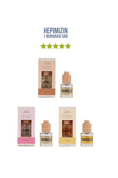 Bargello Odunsu + Çiçeksi + Vanilya Araç Parfümü 8 ml
