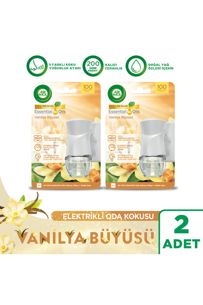 Air Wick Elektrikli Oda Kokusu KİT VANİLYA x2 Adet