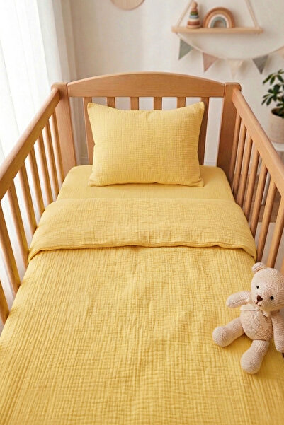 Soho Organics Muslin Baby Duvet Cover Set - Bürümcük 100% Organic Cotton Duve...