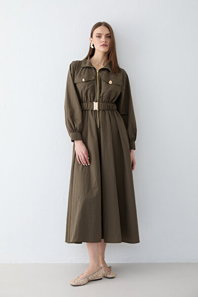 Melike Tatar Button Detailed Dress 32-2679