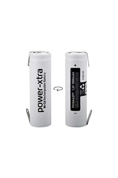 POWER-XTRA PX10AA2PT - 1.2V 1000 Mah - AA - Ni-Cd Şarjlı Pil - 2 Pinli
