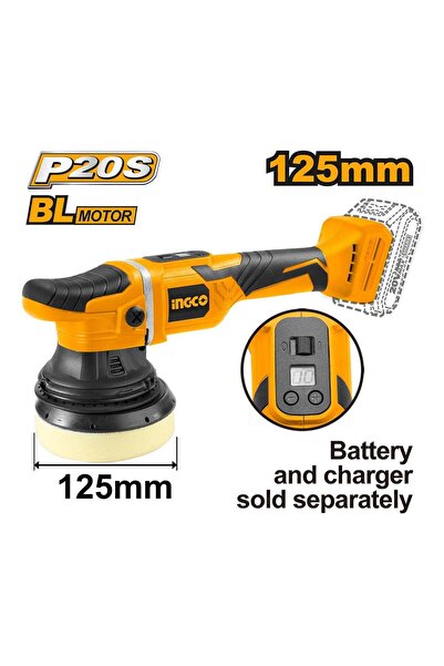 Bervas 20V POLISHING AND BUFFING MACHINE WITH BATTERY - INGCO