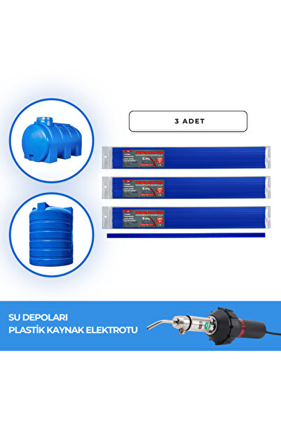 Prolektro 3 Paket E (PE) Mavi Geniş Su Deposu Plastik Kaynak Elektrotu