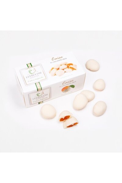 LEFRUCOM MANUFACTURA Caise uscate în ciocolată albă 600g