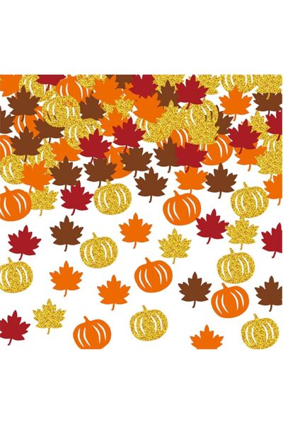 NO BRAND Φθινοπωρινά διακοσμητικά κομφετί για τραπέζι