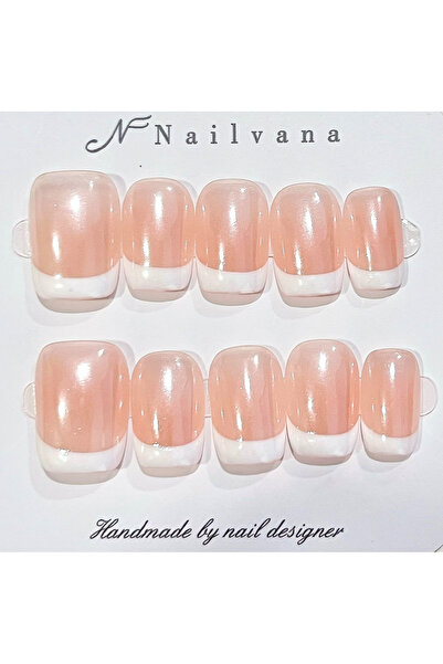 Nailvana Μικρό χειροποίητο παστέλ γαλλικό άκρο