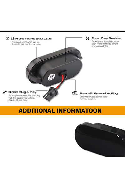 iJDM Füme Karartılmış Led Çamurluk Dönüş Sinyal Seat Skoda Ford VW Uyumlu