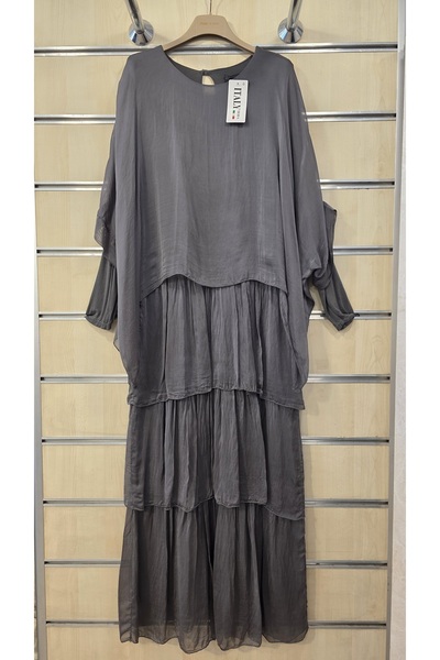 Park Moda Italian Silk Dress Long Sleeves