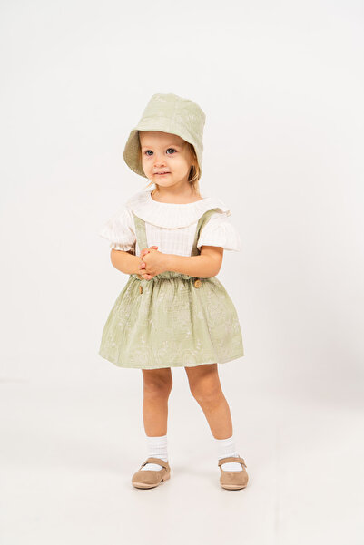 JNF kids Baby Girl Summer Panty-Slopet Set with Hat as a Gift