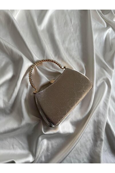 Mia Collection Brazil Model El Ve Kadın Omuz Çantası Gold