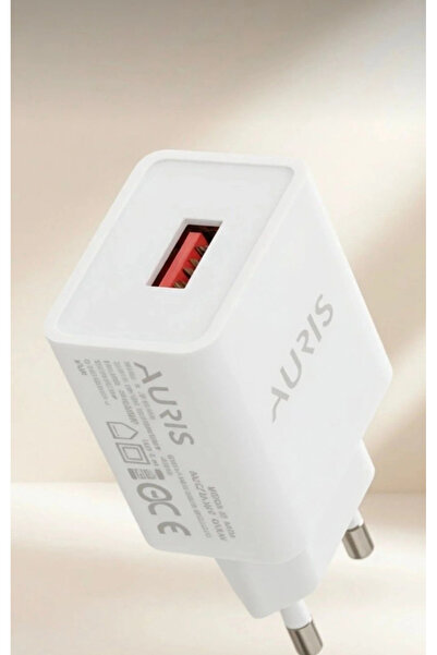 BİGÜMEX Auris CH28 Ev Kafa 2.4A – Beyaz USB Şarj Başlığı