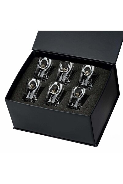 Bellore Set de pahare de shot din sticlă cu glonț integrat - 45 ml