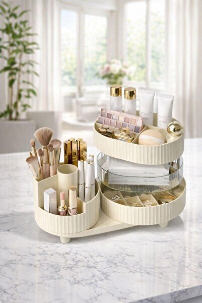 origa Lithe Box 3-Layer Makeup and Cosmetic Organizer