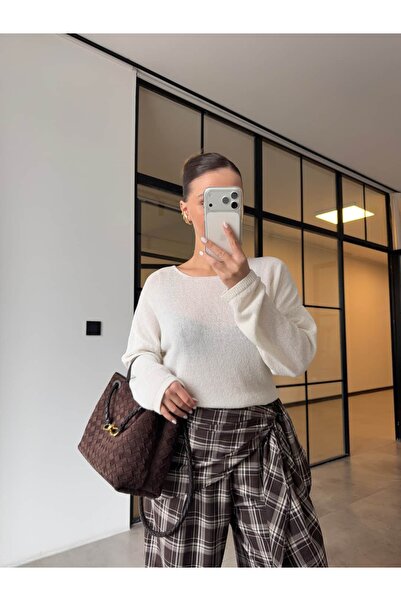 BB Bensu Buyruk Merseerized Knitwear Ecru