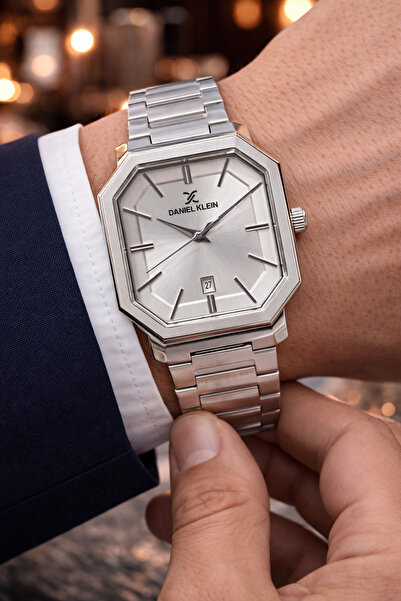 Daniel Klein New Season Silver Color Steel Men's Wristwatch 3Atm Waterproof B...